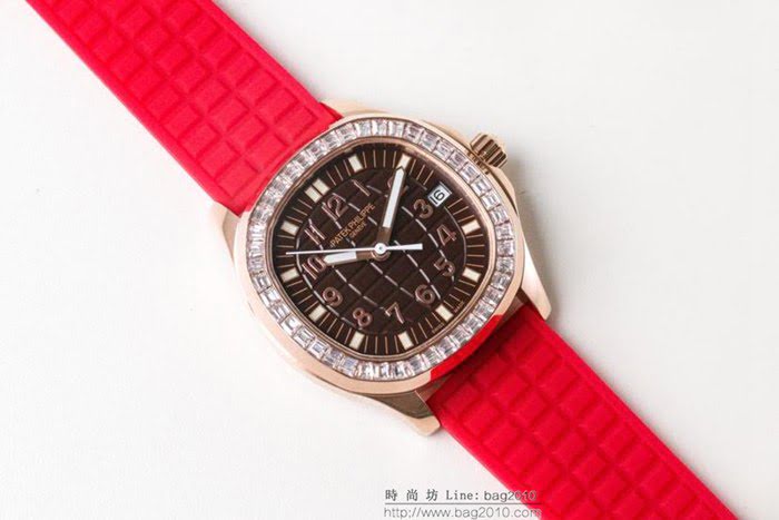 百達翡麗PATEK PHILPPE PP最新力作 原版複刻 女士腕表系列 18k玫瑰金鑲鑽 自動機械 女款手錶  wssb4048